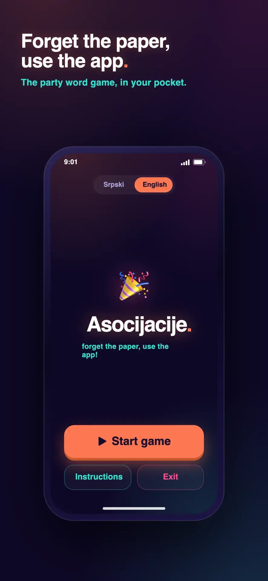 Asocijacije. app screenshot