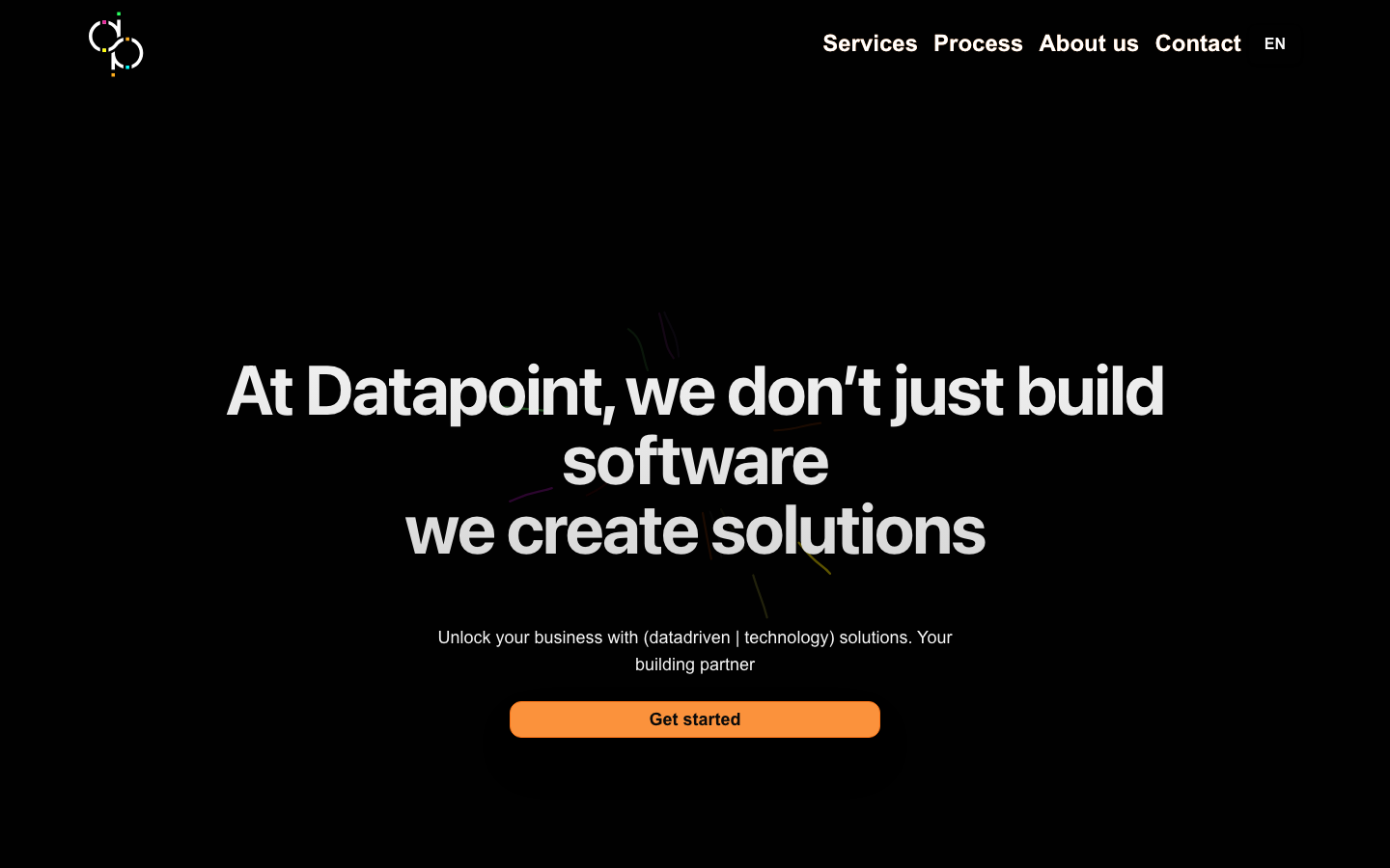 Datapoint website screenshot