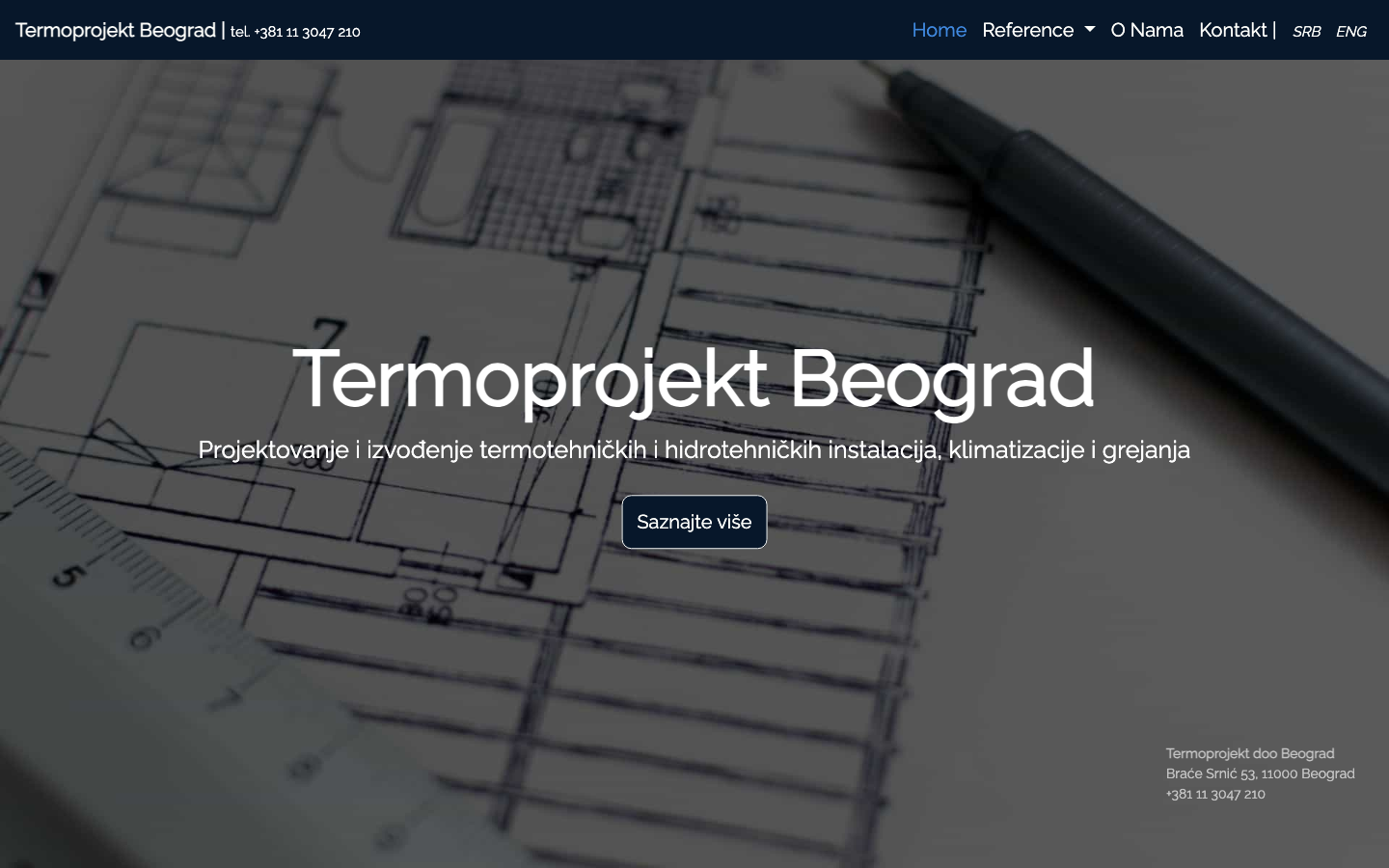 Termoprojekt website screenshot